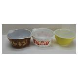 (3) PYREX BOWLS