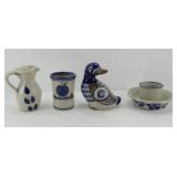 WILLIAMSBURG POTTERY, CREAM PITCHER & OTHER