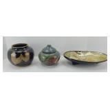 1953 HEYDUCK POTTERY VASE & OTHER POTTERY PIECES