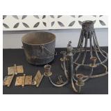 CAST IRON GYPSY POT, METAL DECOR