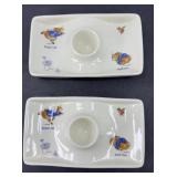 (2) WEDGEWOOD PETER RABBIT CHILDS DISH
