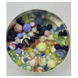 TIN OF MARBLES