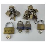 VARIOUS LOCKS & KEYS