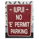 IUPUI METAL SIGN