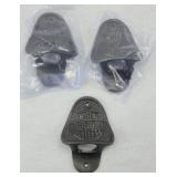 (3) HARLEY DAVIDSON CAST IRON BOTTLE OPENERS