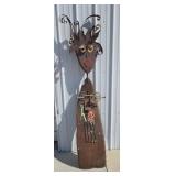 GARDEN ART METAL LADY