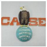 CASE EAGLE CAST IRON SIGN