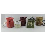 (5) SCENTSY CANDLE WARMERS
