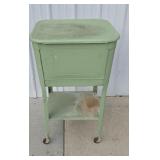 VINTAGE GALVANIZED WASH SINK WITH DRAIN