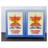 (2) GULF WAR TRADING CARD SETS