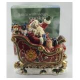 SANTA SLEIGH COOKIE JAR