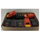 (7) BLACK & DECKER BATTERIES