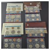 (4) US MINT SETS - 1975 1980 1984 1985