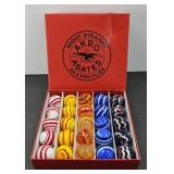 AKRO AGATES MARBLE SHOOTER SET IN BOX