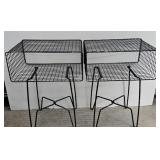 (2) WIRE END TABLES