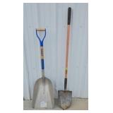 (2) SHOVELS