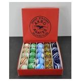 AKRO AGATE SHOOTER MARBLE SET IN BOX