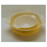 (2) PYREX CINDERELLA BOWLS