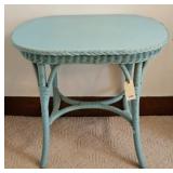 WICKER LAMP TABLE