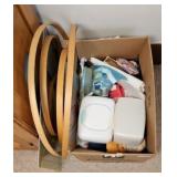 SEWING SUPPLIES & EMBROIDERY HOOPS