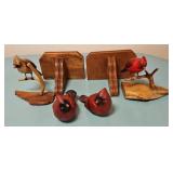 WOOD BIRDS & SMALL SHELVES