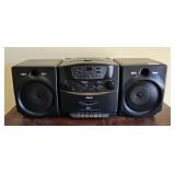 RCA BOOMBOX W/ DVD, CASSETTE