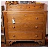 ANTIQUE DRESSER DOVETAIL JOINTS (UPSTAIRS)