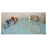 ANTIQUE COVERED BUTTER, WATER PITCHER & MORE