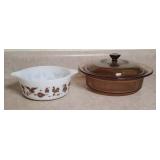 PYREX CASSEROLE & VISION CASSEROLE