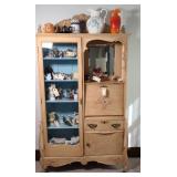 ANTIQUE DROP DOWN SECRETARY
