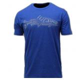 3) Sm. Cobalt Blue Bucket List Fishing Tee