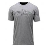 3) Sm. Grey Bucket List Fishing Tee