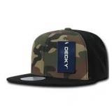 8) Camo Black Decky Snapback Hats