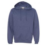 1) Medium Heather Blue Hoodie