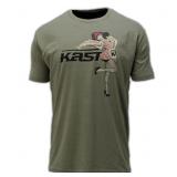 10) XL Olive Green Pinup Fishing T-Shirts