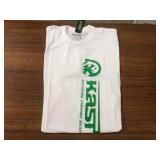 2) Medium White/Green Kast Gear T-Shirts