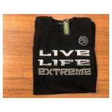 2) Medium Live Life Black T-Shirts