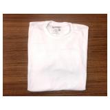 24) Med. Plain White T-Shirts