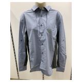 5) Blue Button Up Guide Shirt
