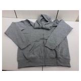 10) XL DECKY Grey Zip Up Hoodies