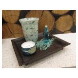 Decor, Candle, Vase, Tray, Bottle
