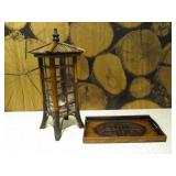 Wood Tray, Lantern