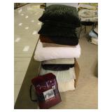 Blankets, Down Comforter, 2) Couch Pillows