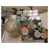 Glass Bottles, Jars