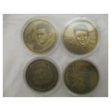 4) "Elvis" Collector Medallions