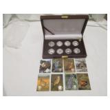 North American Upland Game Birds Silver Proof
