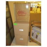 Two Drawer File Cabinet and Old Projector
