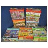 7) Hometown 1000 pc. Jigsaw Puzzles