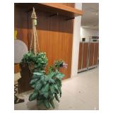 4) Artificial Plants and Rope Hanger