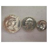 1959 Proof Set (Half Dollar, Quarter, Dime)